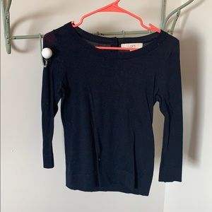 Ann Taylor Loft Navy Sweater